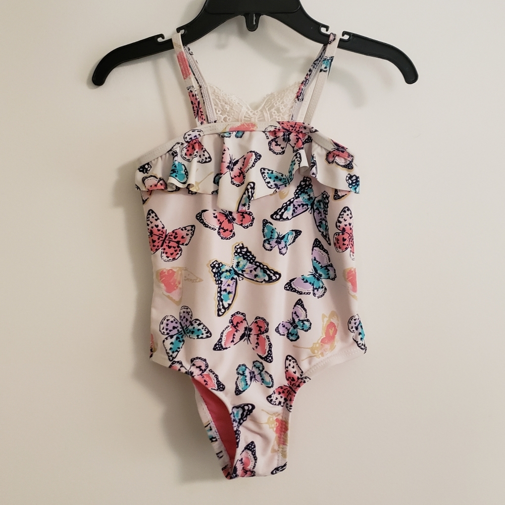 Limited Too  Butterfly One Piece Swimsuit 2T